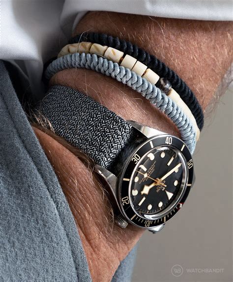 tudor leather strap for black bay 58|tudor black bay 58 gilt.